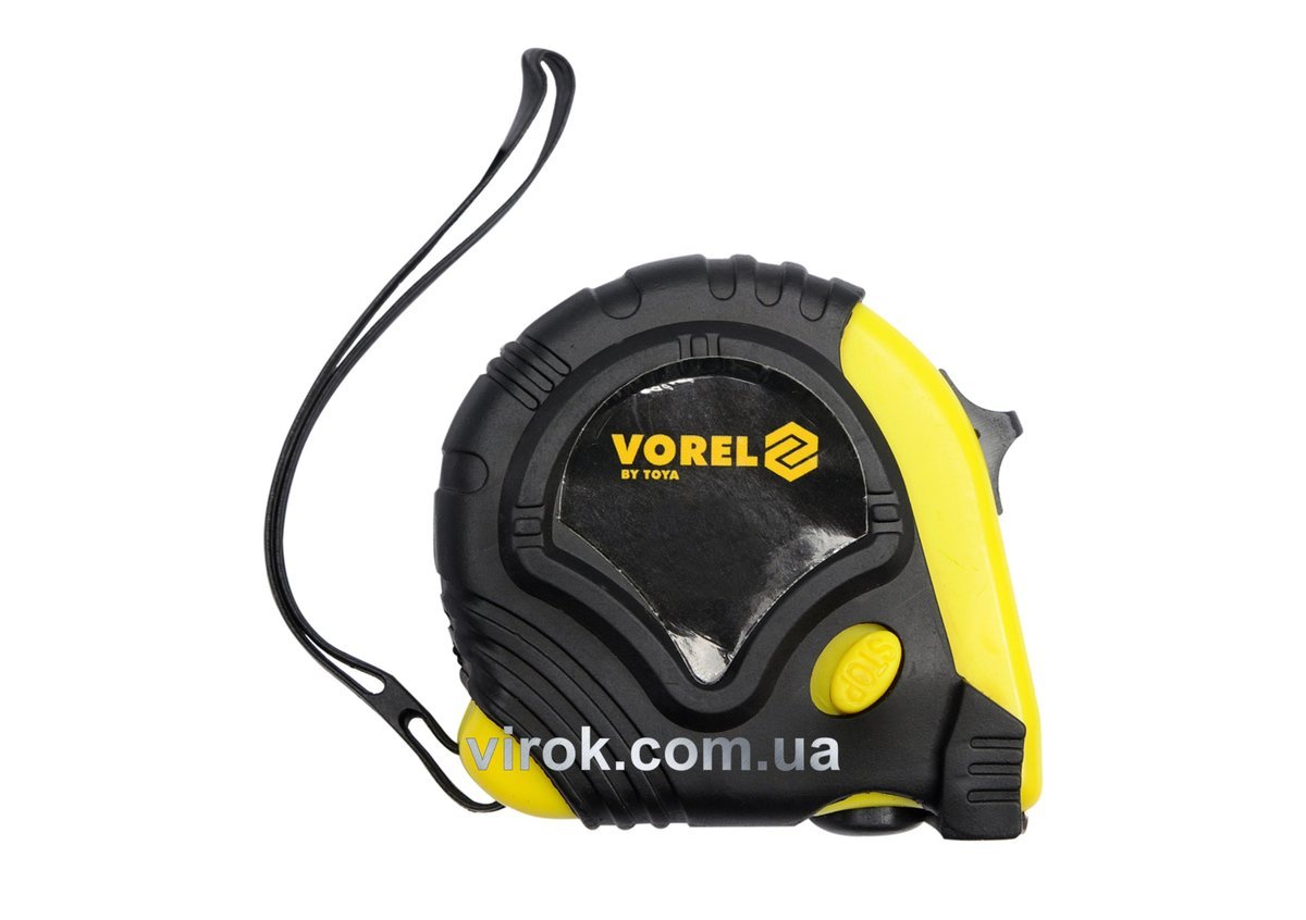 VOREL Рулетка : L= 10 м x 25 мм, 3 фіксатори  | 10129