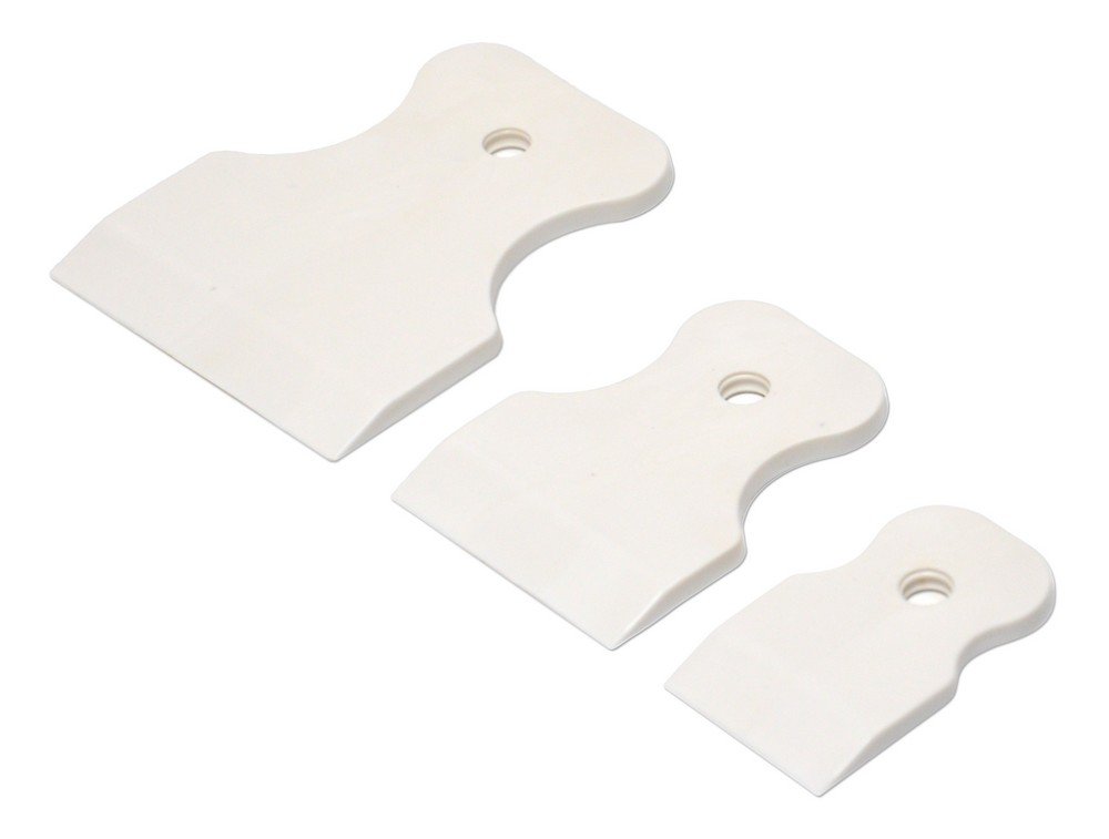 05-930 Набір шпателів гумових білих, 3 шт.: 40/60/80 мм | Україна