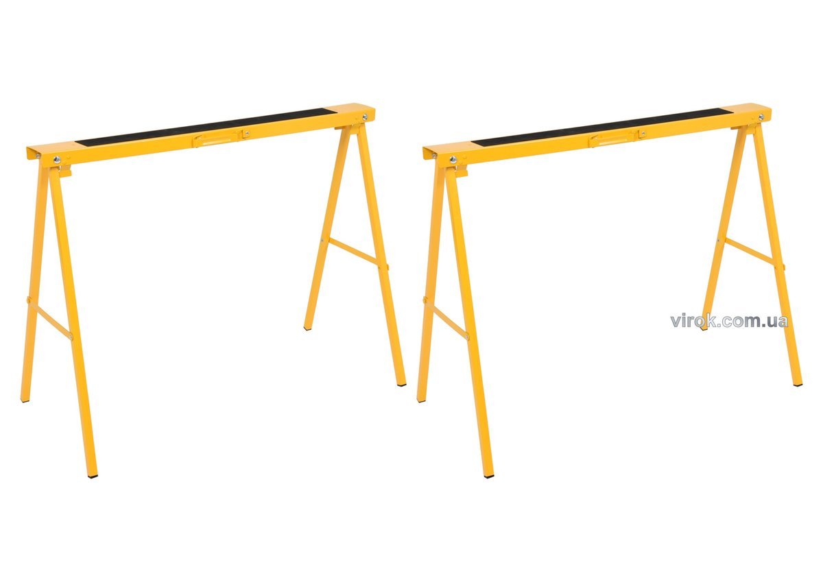 VOREL Стійки розкладні сталеві 100х 10х 75 см (розкладена), для макс. навантаж.- 200 кг./2 2 шт  | 2