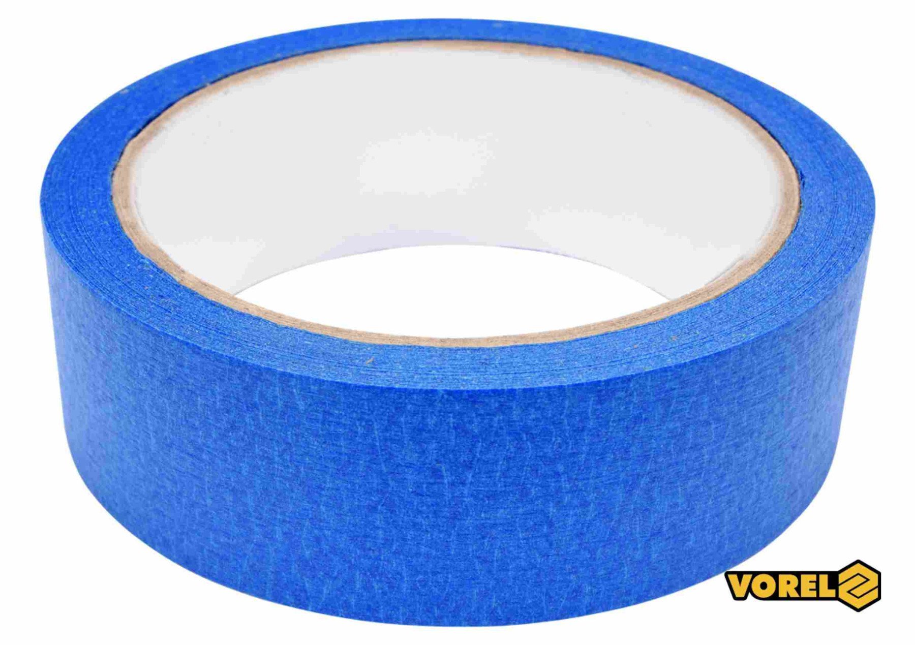 VOREL Стрічка самоклеюча паперова синя : 30 мм x 25 м  | 75120