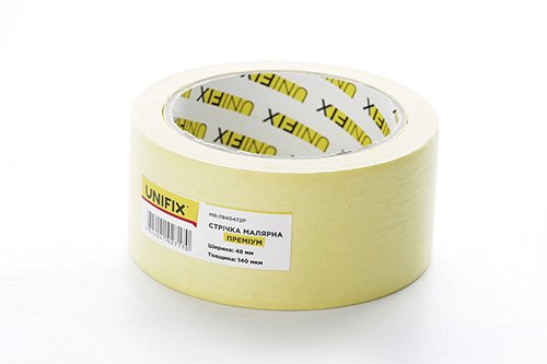 Лента клейкая малярная MR-7840472P премиум 48мм*40м UNIFIX