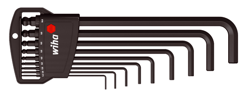 Wiha W03992 Набор шестигранных штифтовых ключей со сфериченою головкой, блистер