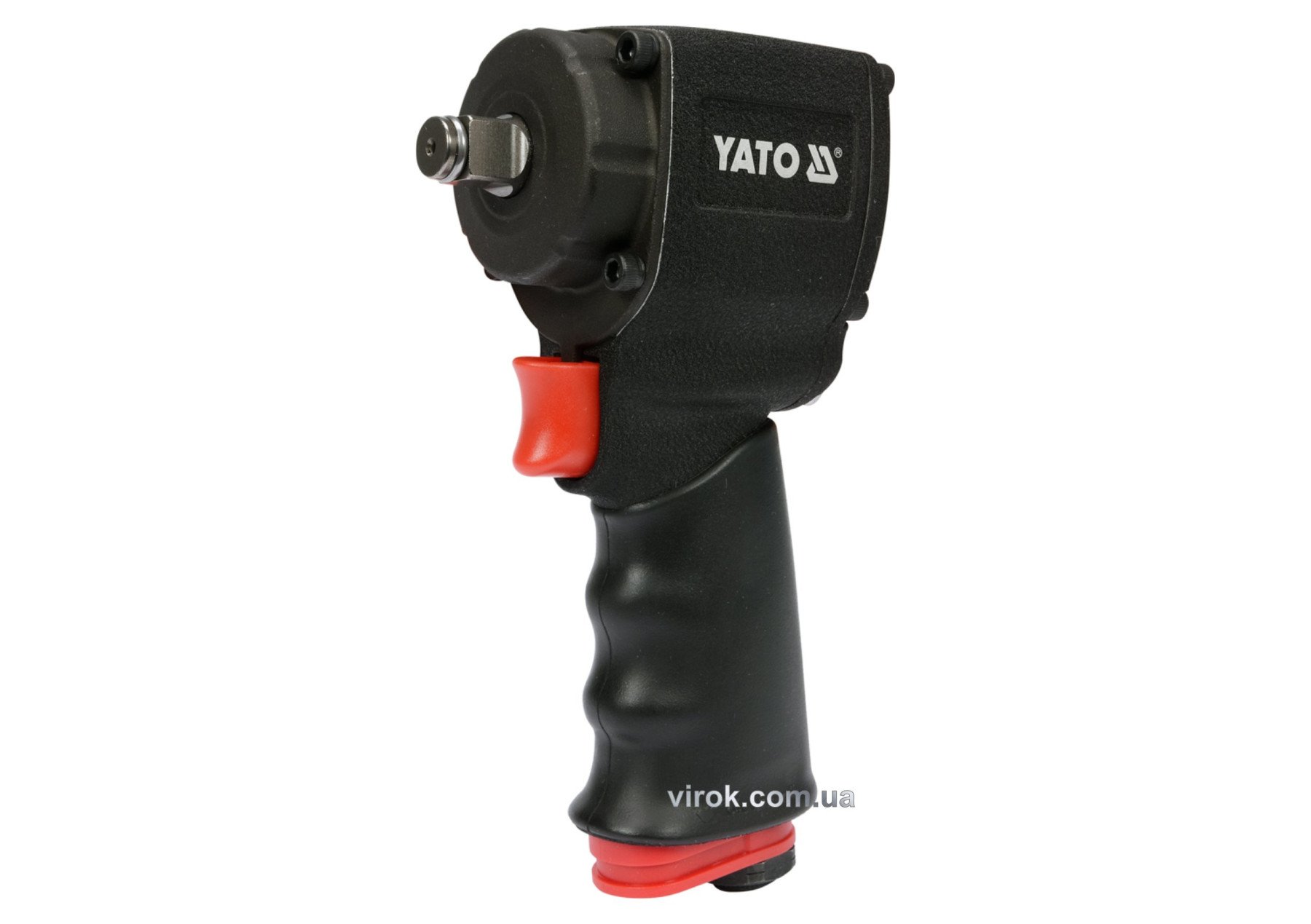 YATO Гайковерт ударний пневматичний YATO : квадрат 1/2", F=678 Nm, роб. тиск- 6,3 Bar при 100 л/хв  