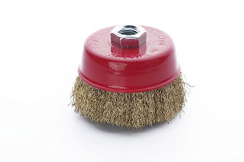 Щётка чаша латуневая проволока 85мм (УШМ) APRO