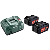 Комплект акумуляторів Metabo (Li-Power 18 В, 5.2 А*год, 2 шт.) + зарядний пристрій ASC 145 (68505100