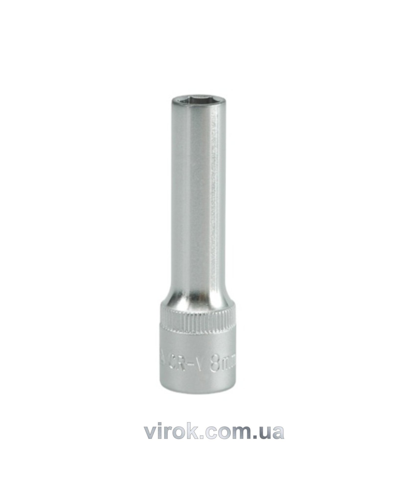 YATO Головка торцева 6-гранна YATO : подовжена, квадрат 3/8", М= 8 мм, L= 63 мм  | YT-3822