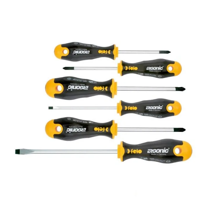 Набор отверток FELO слесарных ERGONIC 6 шт (40096118)