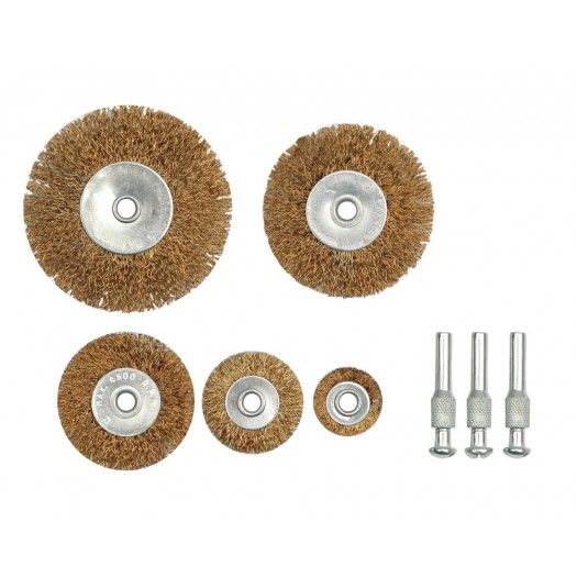 VOREL Щітка - крацовка , Набір плоских 5шт.  | 06990