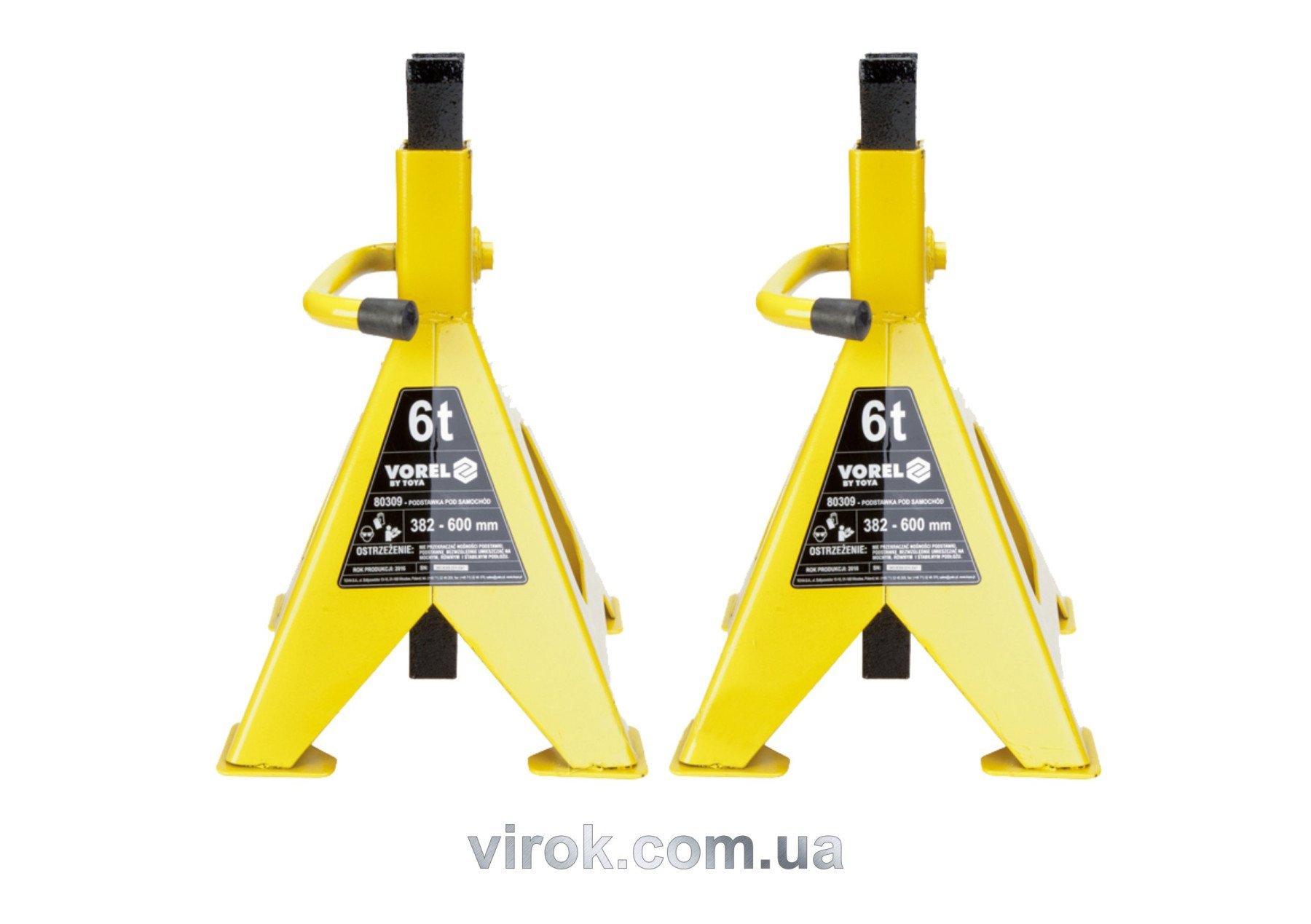 VOREL Підставки під автомобіль 6 т, 2 шт.  | 80309