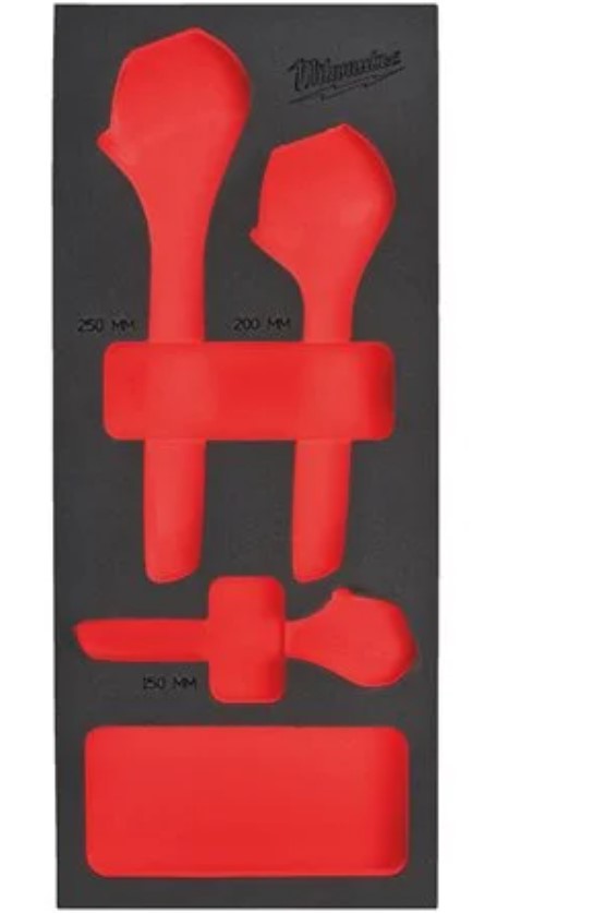 MILWAUKEE Ложемент для ключів розвідних (3шт + 1 місце) | 4932493674