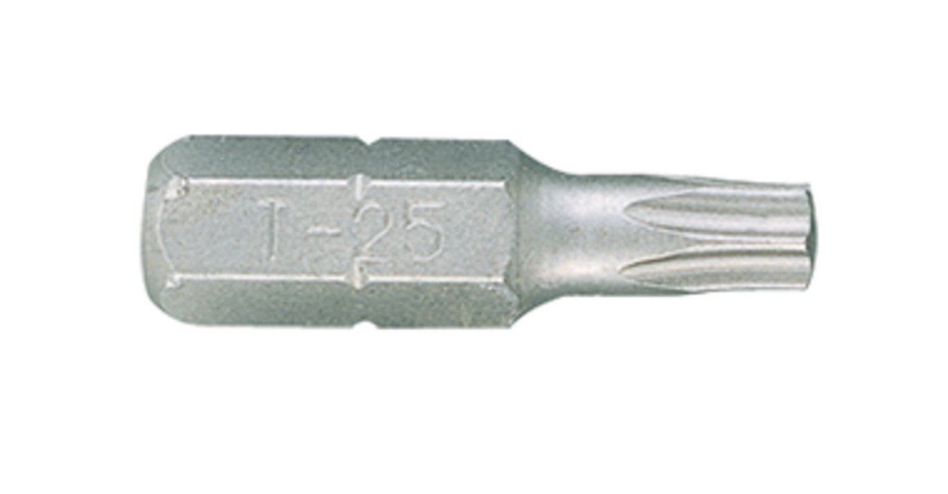 KING TONY Бита торцевая 1/4" TORX с отверстием T15 L=25мм (уп.20) | 102515U