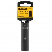 Головка торцева ударна "IMPACT" DeWALT, довга, 1/2" х 14 мм, шестигранна | DT7548