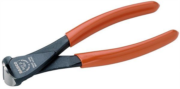 BAHCO 527D-200 Кусачки торцевые 200 мм; Piano=2,5 mm, Fe= 2,75 mm, CuZn=2,75 mm, Cu= 2,75 mm.