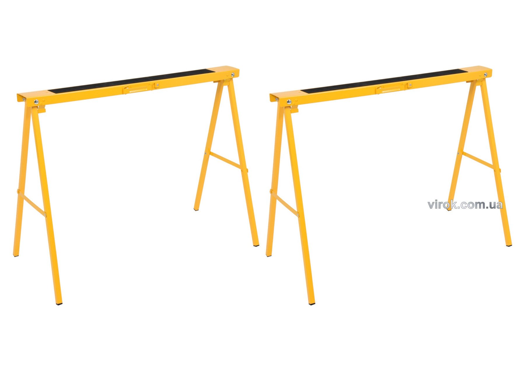 VOREL Стійки розкладні сталеві 100х 10х 75 см (розкладена), для макс. навантаж.- 200 кг./2 2 шт  | 2