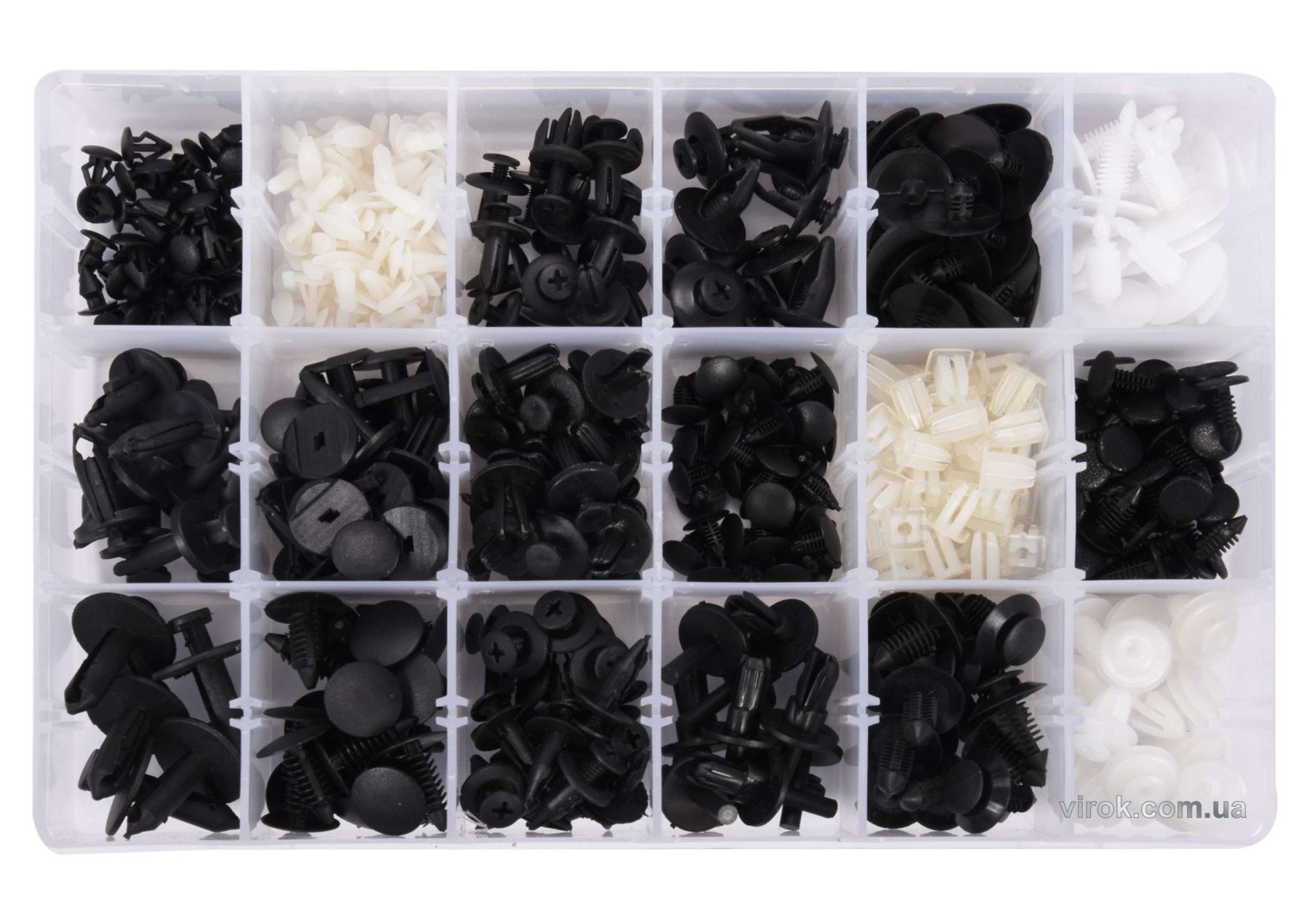 YATO Шпинки для автосалоної обшивки FORD YATO, різні, 18 типорозмірів, 415 шт.  | YT-06660