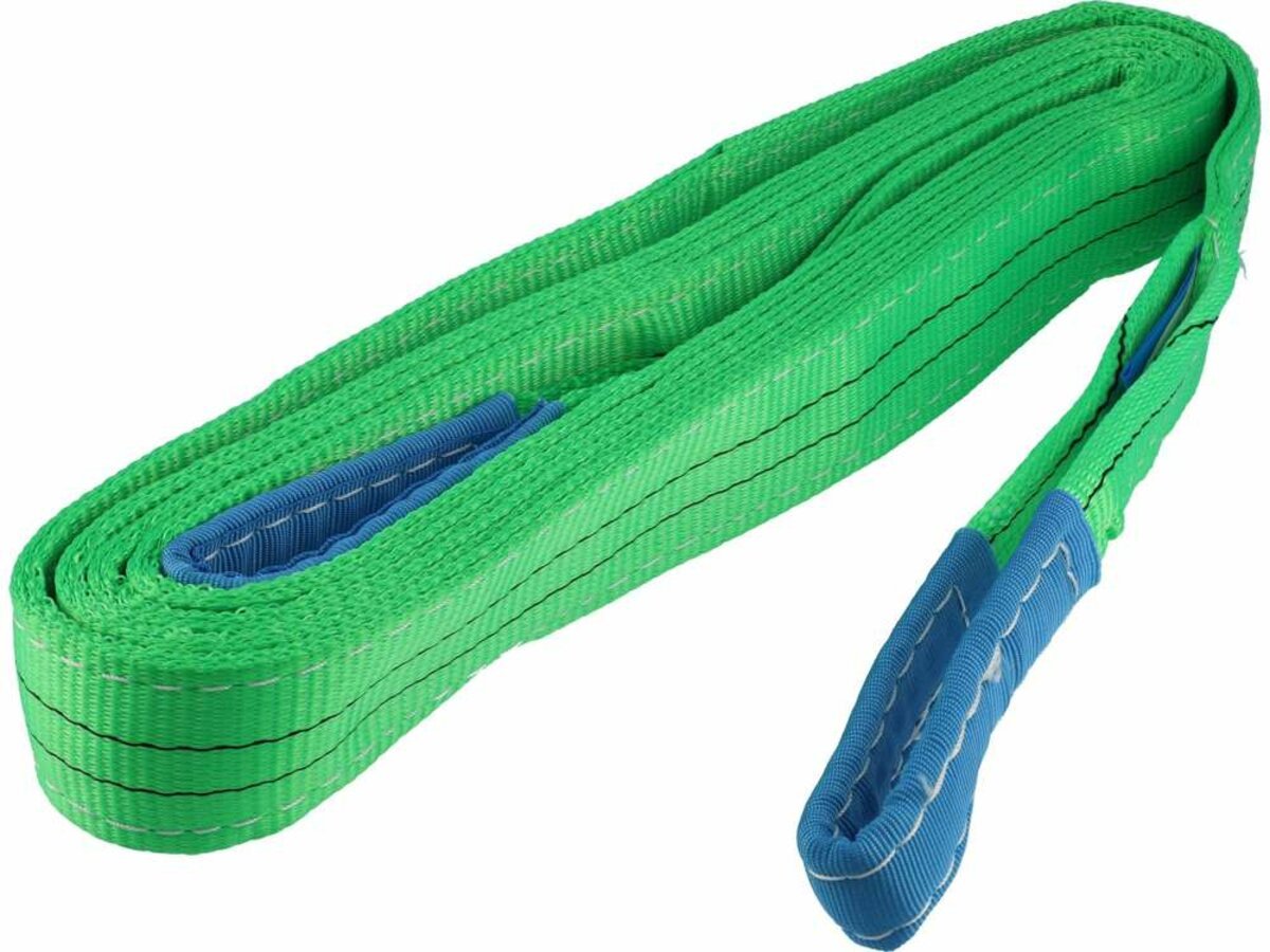 VOREL Строп пасовий з поліестеру 2 петлі по 30 см, заг. l=5 м, шир.- 60 мм, макс. навантаж- 2 т  | 8