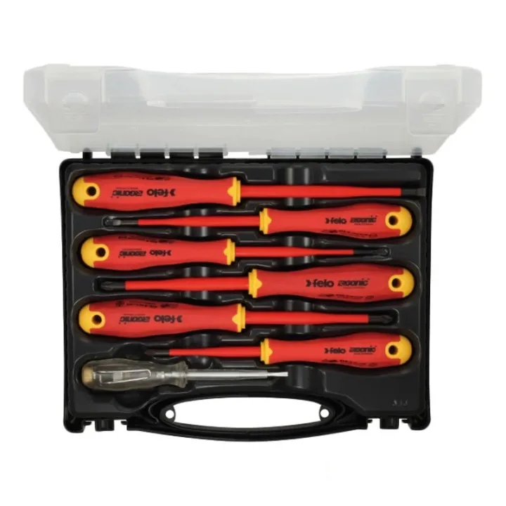 Отвертка высоковольтная ERGONIC VDE E-slim 1000V шлиц 5,5х1,0x125х115 мм (41380736)