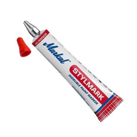 Маркер с металлическим шариковым наконечником Markal Stylmark 2мм красный 10120303