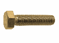Болт латунный с шестигранной головкой полная резьба DIN 933