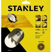 STANLEY STA13355 Пильний диск TCT/HM, 24 z, d=185х20мм, швидкий чистий різ