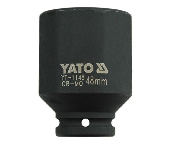 YATO Головка торцева ударна 6-гранна YATO : подовжена, квадрат 3/4", М= 48 мм, L= 90 мм  | YT-1148