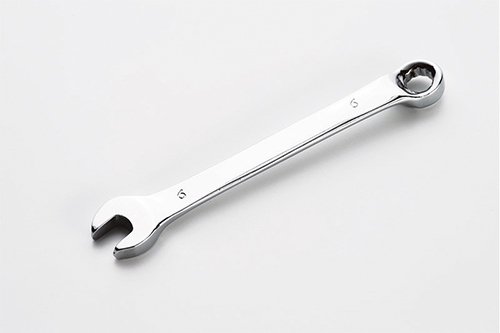 Ключ рожково - накидной глубокий CrV 6мм СИЛА