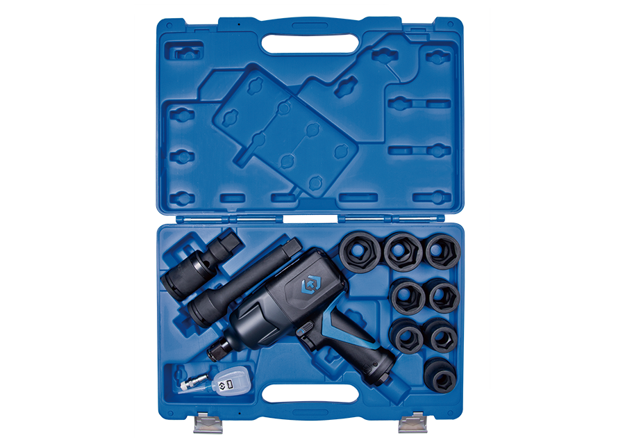 KING TONY Пневматический гайковерт 3/4" 1491Нм композит с набором головок 12 пр. | 64801AMP