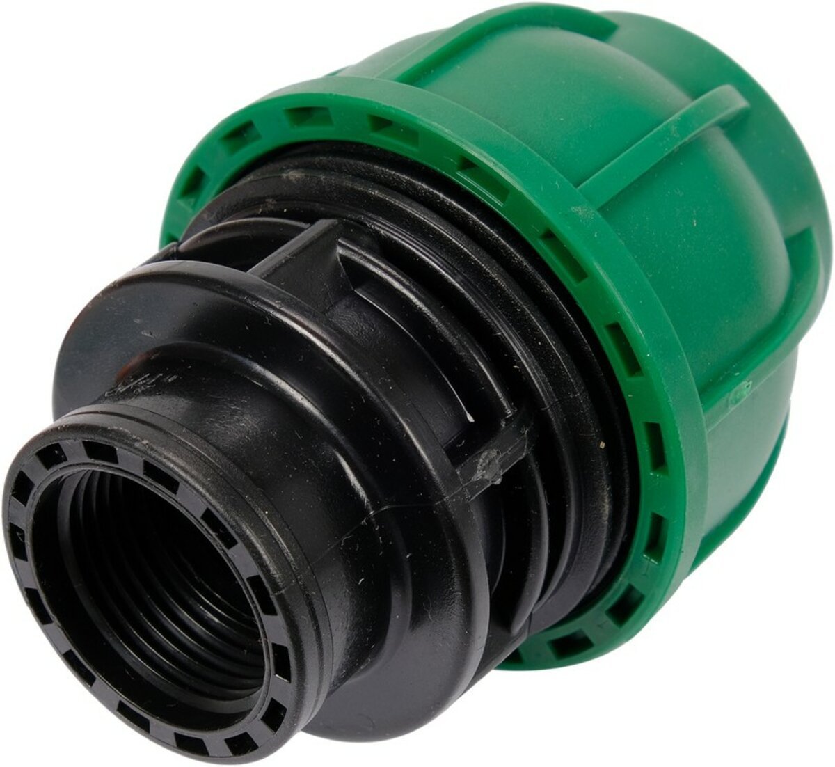 FLO Муфта до водяних пластикових труб з внутр. різьбою 32 мм- 3/4" поліпропіленова, для тиску 1 MPa 
