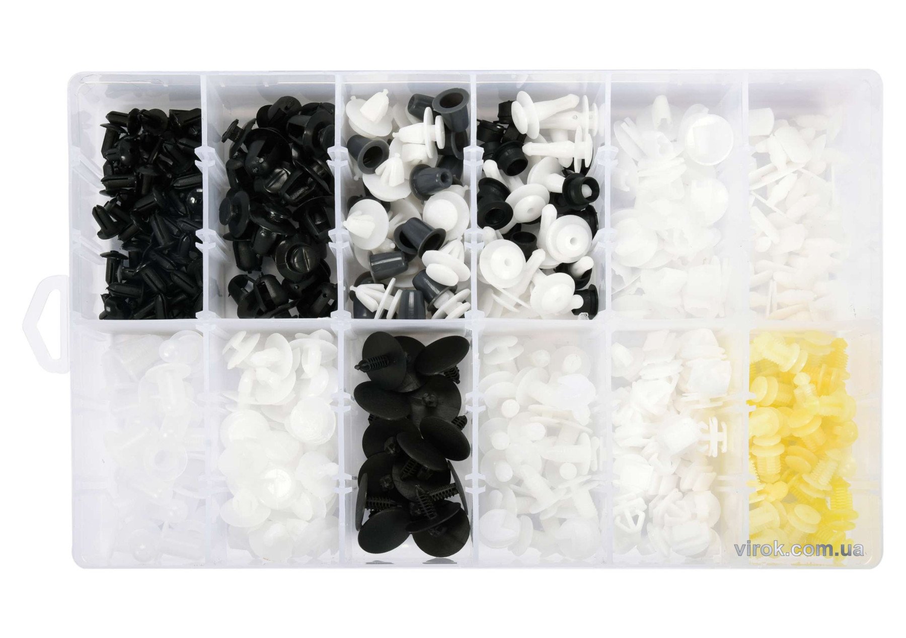 YATO Шпинки для автосалоної обшивки PEUGEOT YATO, різні, 12 типорозмірів, 345 шт.  | YT-06653