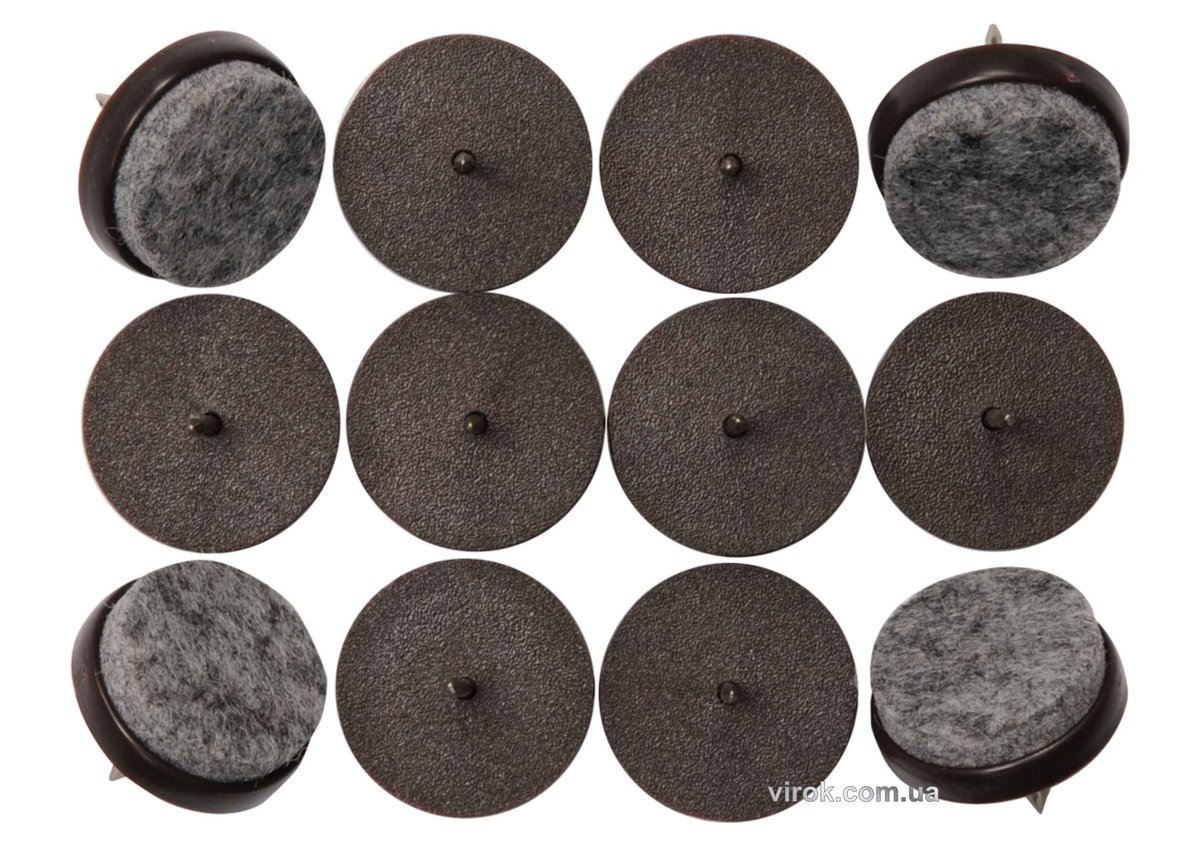 VOREL Прокладки пластикові фільцеві на цвях 20мм, набір 12шт  | 74921