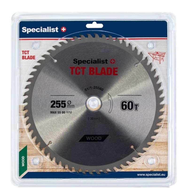 Specialist+ 51/1-25560 Диск відрізний по дереву 255x60Tx30/25,4