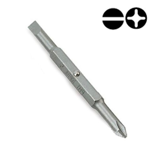 Бита двухсторонняя TOPTUL 5/16" PH3хSL8 L75мм FKAB0308