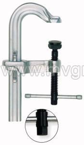BESSEY Струбцина STBVC 150х100 мм, усилие до 40000 Н, цельнометаллическая, момент затяжки 110 Нм.