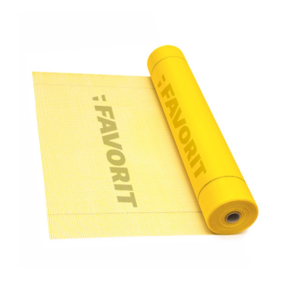 Сітка скловолоконна OPTIMAL 140г/м2, 5х5, 1м х 50 м, жовта Favorit | 10-315-1