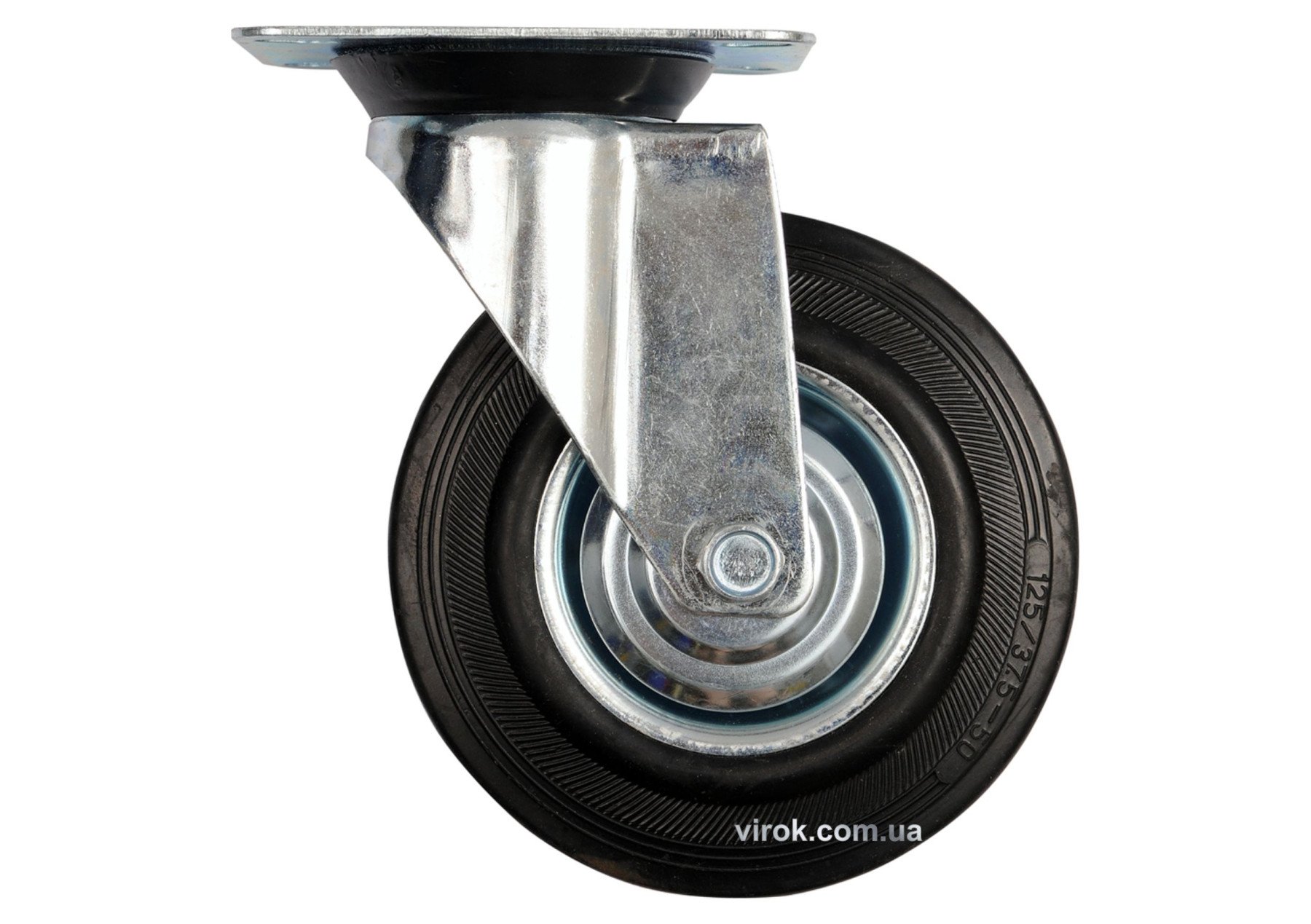 VOREL Колесо до візка Ø= 75 мм, b= 23 мм з обертовою опорою; h= 97 мм, навантаж.- 40 кг  | 87311