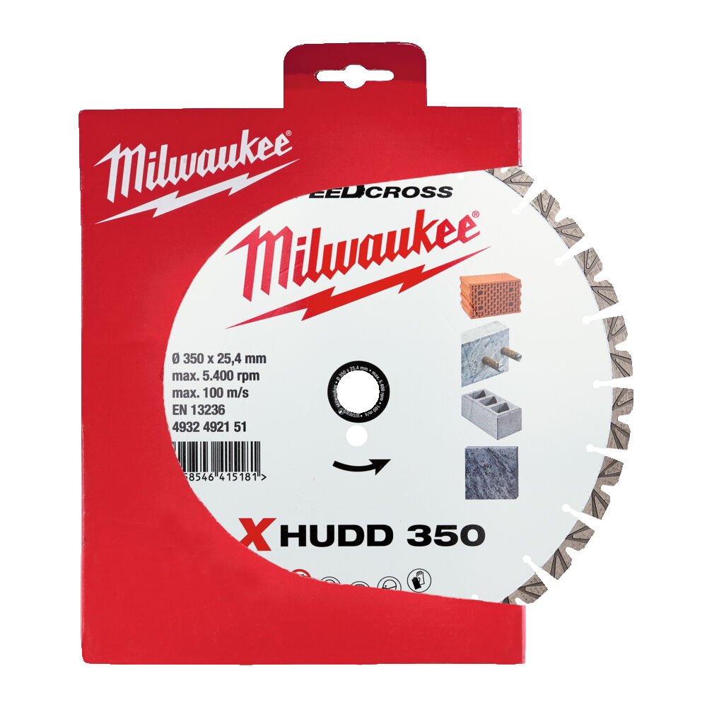 MILWAUKEE Диск алмазний Speedcross XHUDD 350, Ø350мм | 4932492151
