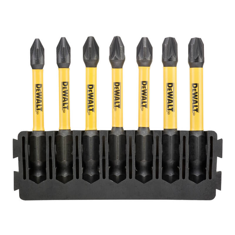 Касета з бітами DeWALT FlexTorq, L = 57 мм, біти Рz2 - 7 шт.