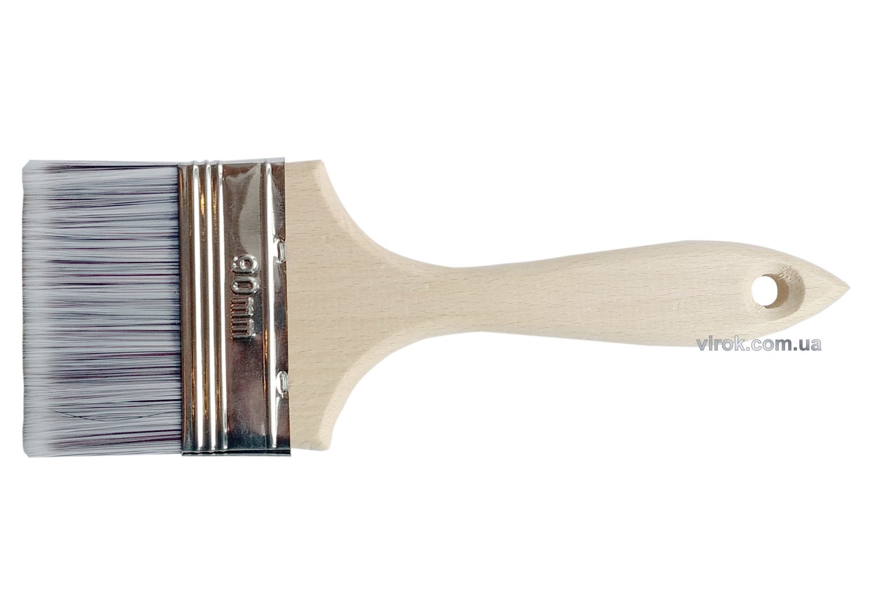 VIROK Пензель малярний плоский воскований, b= 90 мм SUPER PROFI , три види щетини | 19V590