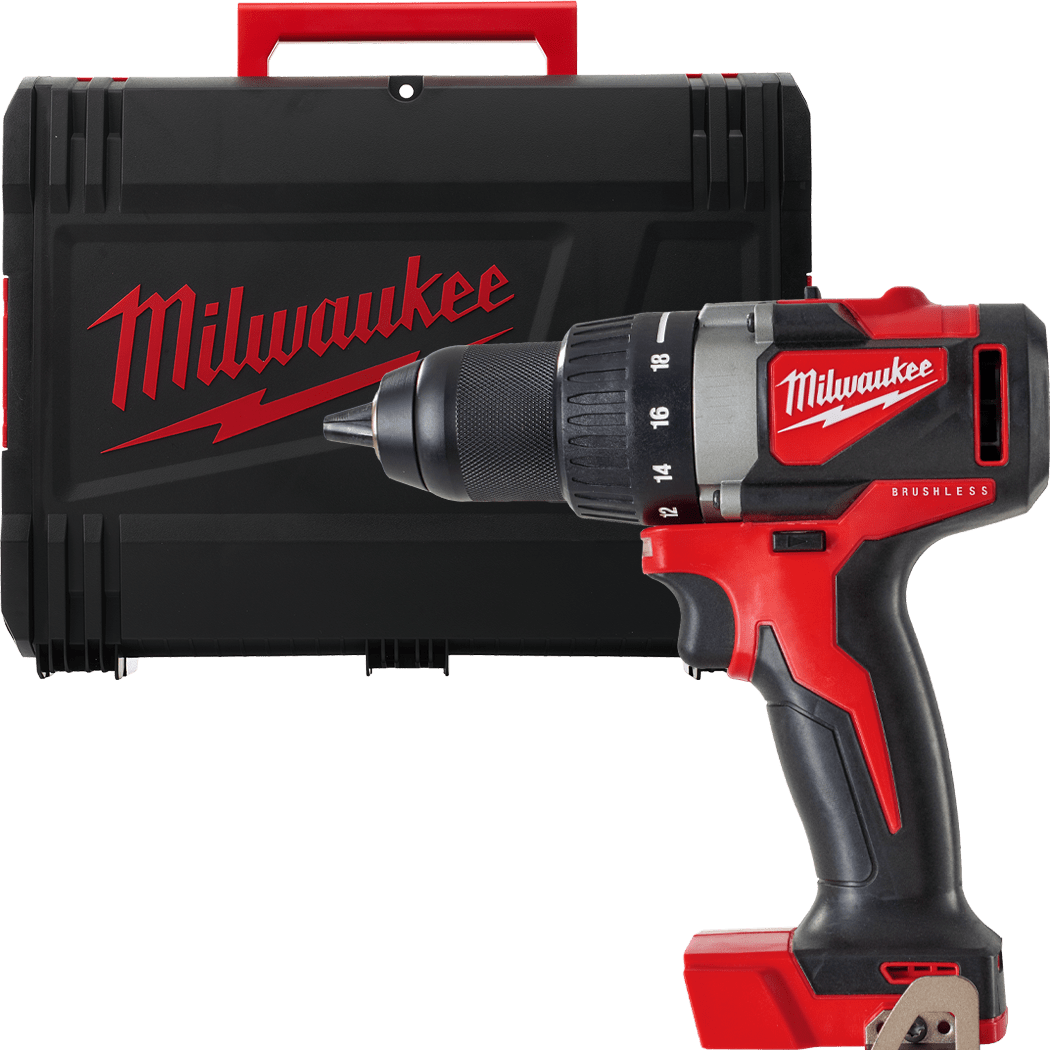 MILWAUKEE Дриль-шурупокрут акумуляторний , M18 BLDD2-0X, 82Нм (HDкейс) | 4933464514