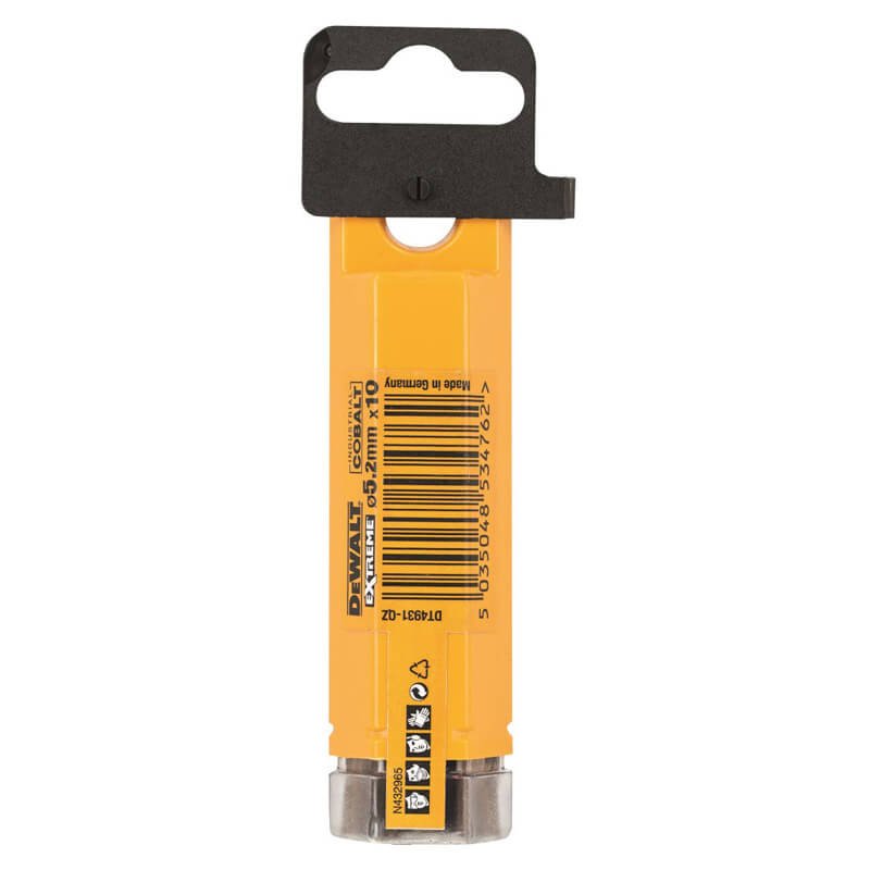 DeWALT Сверло по металлу кобальтовое HSS-CO 5.2мм DT4931