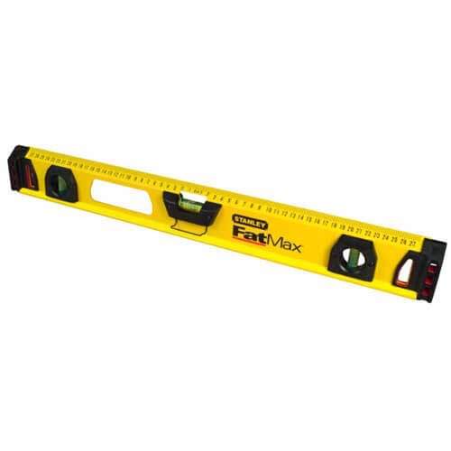 STANLEY 1-43-555 Уровень FatMax I Beam, алюминиевый, 3 капсулы, L=1200мм, Н=39,3 мм.