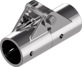 Соединитель труб шарнирный нержавеющий // M 8572