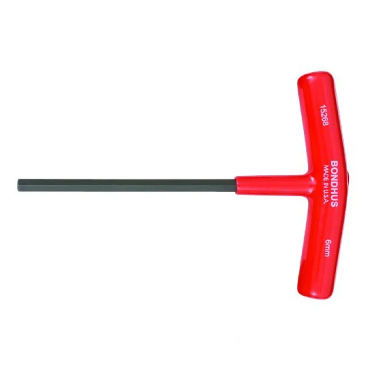 Отвертка Т - образная BONDHUS ( БОНДХУС ). шестигранная. 6мм. Hex End T-Handle Sets ProGuard 15268