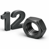 Гайка М27 DIN 934 класс 12