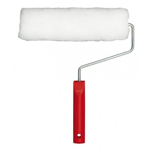 VOREL Валик в зборі поліестеровий : L= 18 см, Ø= 6 мм, білий  | 09345