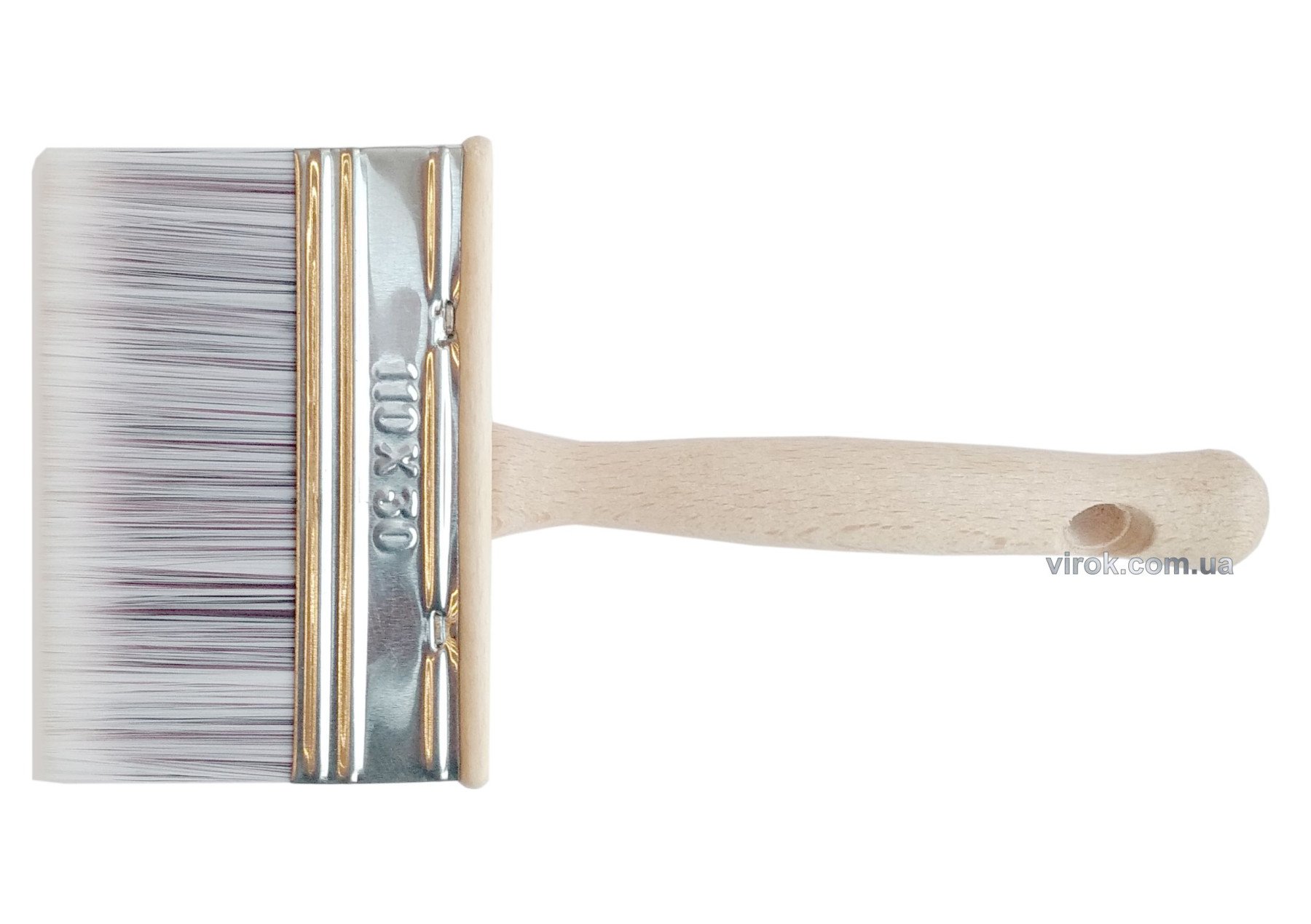 VIROK Пензель-макловиця малярний воскований SUPER PROFI. b= 110 мм, h= 30 мм три види щетини | 19V70