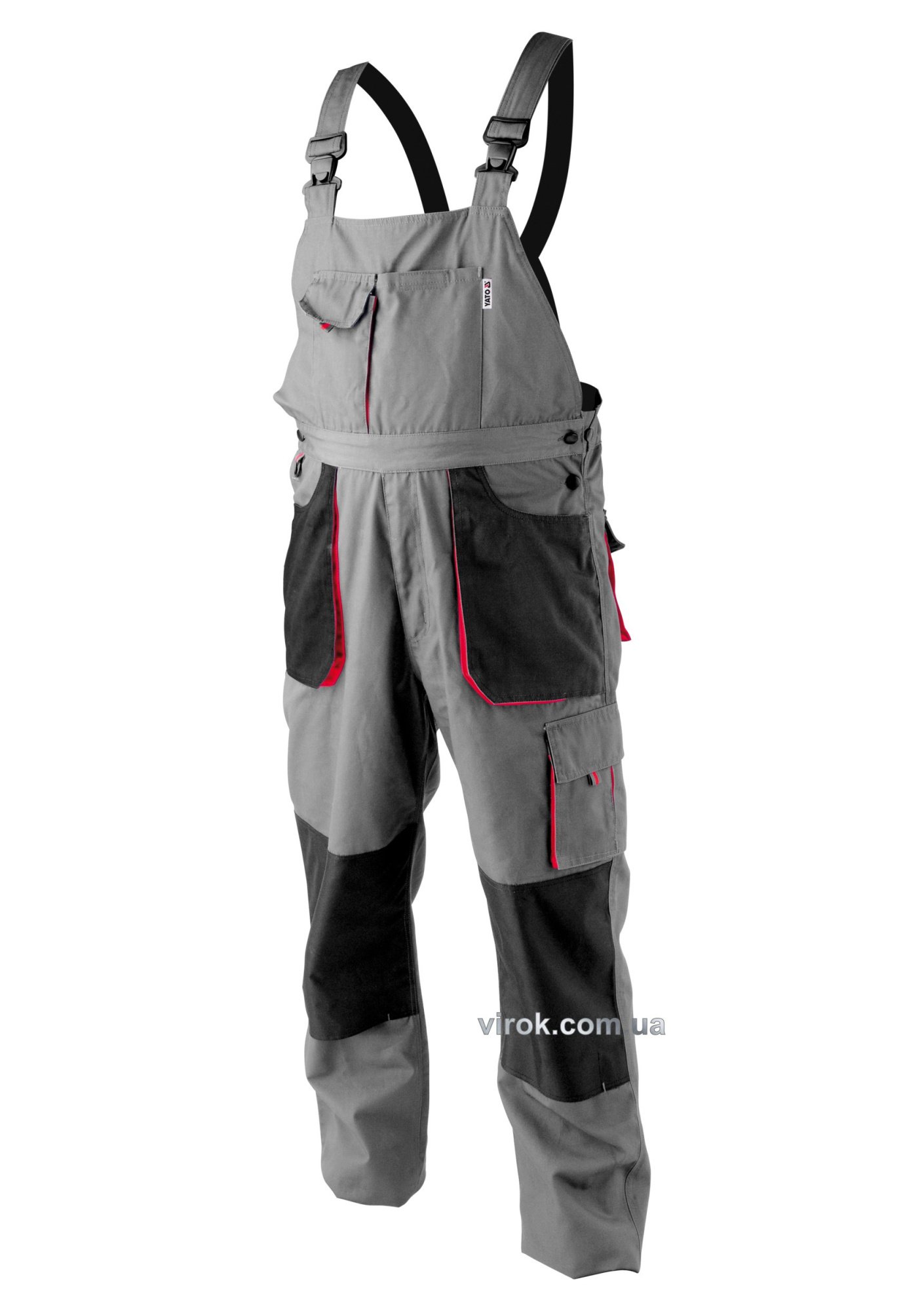 YATO Напівкомбінезон робочий DAN, розм. S; 65%- поліестер, 35%- бавовна  | YT-80290