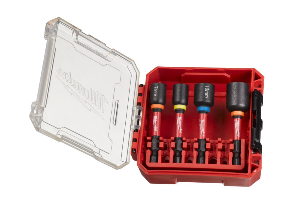 MILWAUKEE Набір насадок торцевих магнитних під зовн. 6-гранник ShW(4 шт) | 4932492445