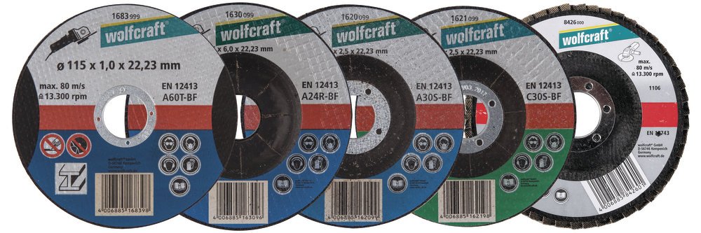 Wolfcraft базовый набор для угловых шлифовальных машин Ø 125 // 1664000