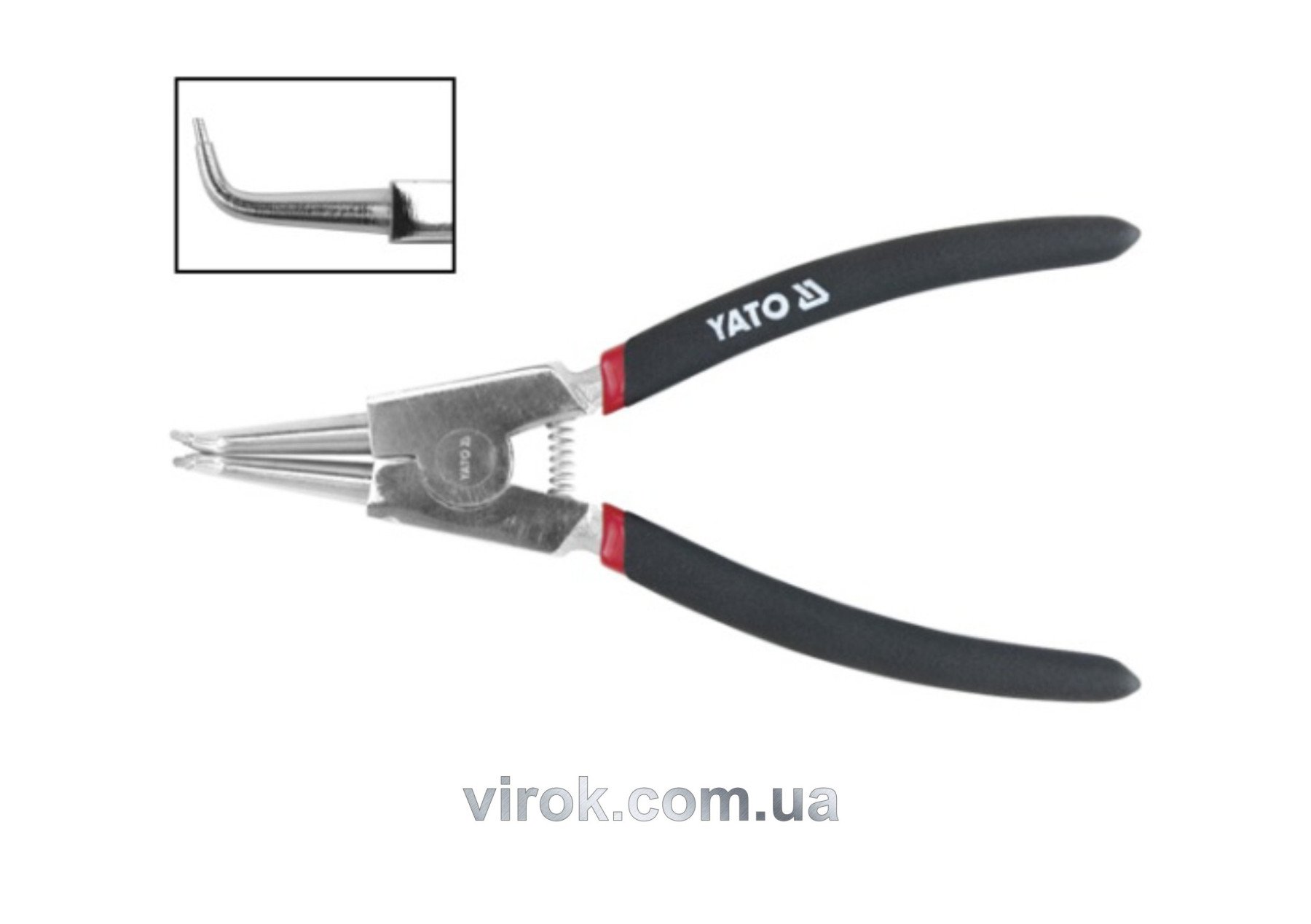 YATO Знімач стопорних кілець YATO загн. (розжим) l=200мм  | YT-2145